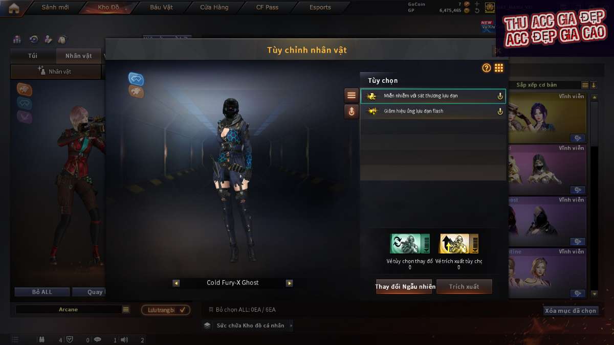 shop acc cf uy tin gia re